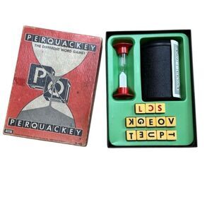 70s Vintage Perquackey Board Game 100% complete